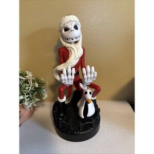 SANTA JACK SKELLINGTON & Zero-NIGHTMARE BEFORE CHRISTMAS-PHONE-CONTROLLER HOLDER